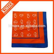 Multifuncional bandana de tecido quadrado de alta qualidade